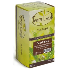 Baronet Coffee Terra Leaf Decaf Black Tea Pods - 3 Boxes of 18 Single Serve Coffee Pods - 54 Count, 4 Grams - Individually Wrapped for Freshness - Fits Most Pod Brewers