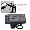 Talany Electric Bicycle LCD Screen Meter,Large Screen Durable Waterproof Connector