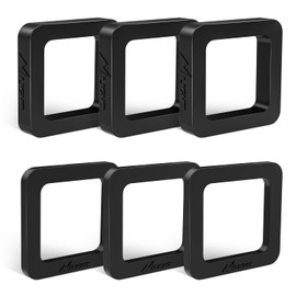 Nilight 6 Pack-Multiple Size Combination 2Inch Hitch Receiver Silencer Pad Reduce Rattle and Noise Between Receivers and Tow Hitches Fits for 2Inch Trailer Hitch Receiver