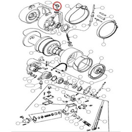RAParts 404908 New Gearmatic Cargo Brake Cylinder Repair Kit 19 28