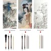SEAMEW 10-Piece Chinese Calligraphy Brush Set - Premium Writing Brushes