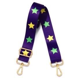 Vokone XOXO Love - Correa de repuesto para el día de San Valentín, correa de hombro ajustable para bolsos, Purple star, Talla única