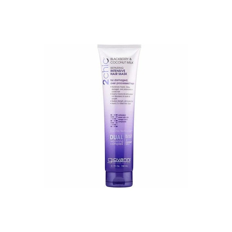 2Chic Blackberry & Coconut Milk Hair Mask 5 Oz By