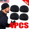 Unbranded 4PCS Running Skull Cap Helmet Liner Beanie Moisture Wicking