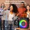 Universal JYX Karaoke Machine With 2 Microphone Portable Party Speaker