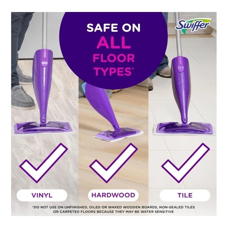 Swiffer WetJet Floor Cleaner Solution Refill, Lavender Scent | 2