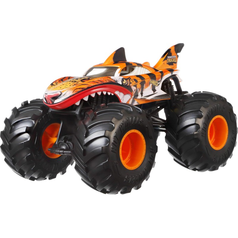 Hot Wheels Monster Trucks, Oversized Monster Truck, 1:24 Scale Die