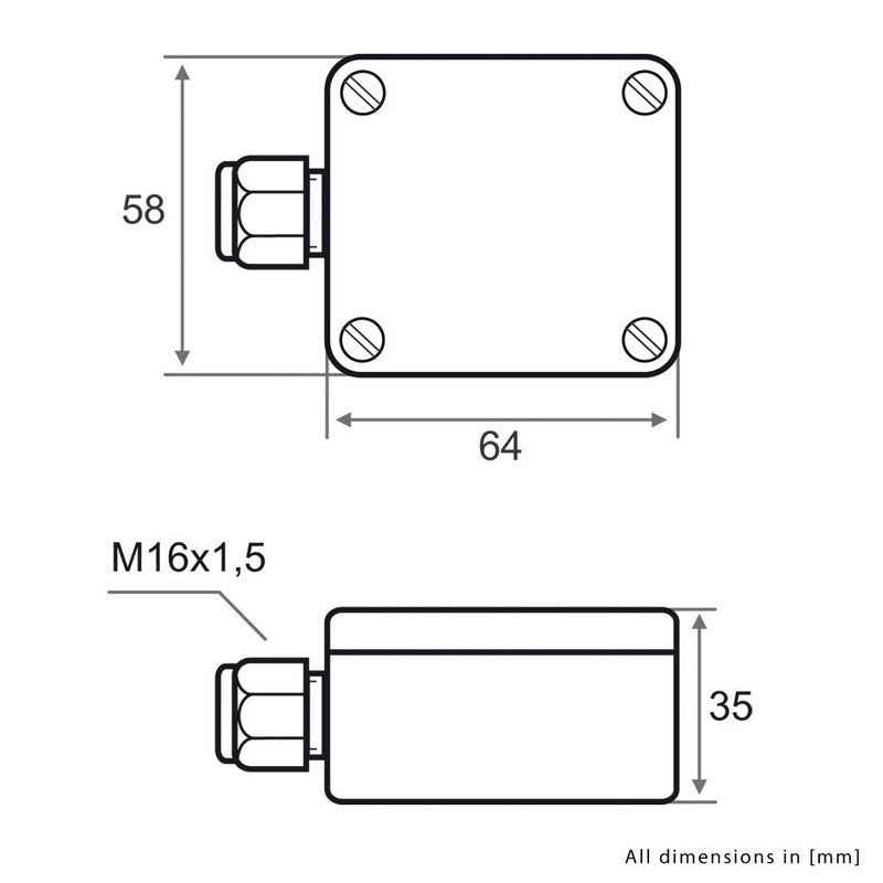 iOVEO 206AF02201 - PT1000 - Outdoor Temperature Transmitter with Sensor