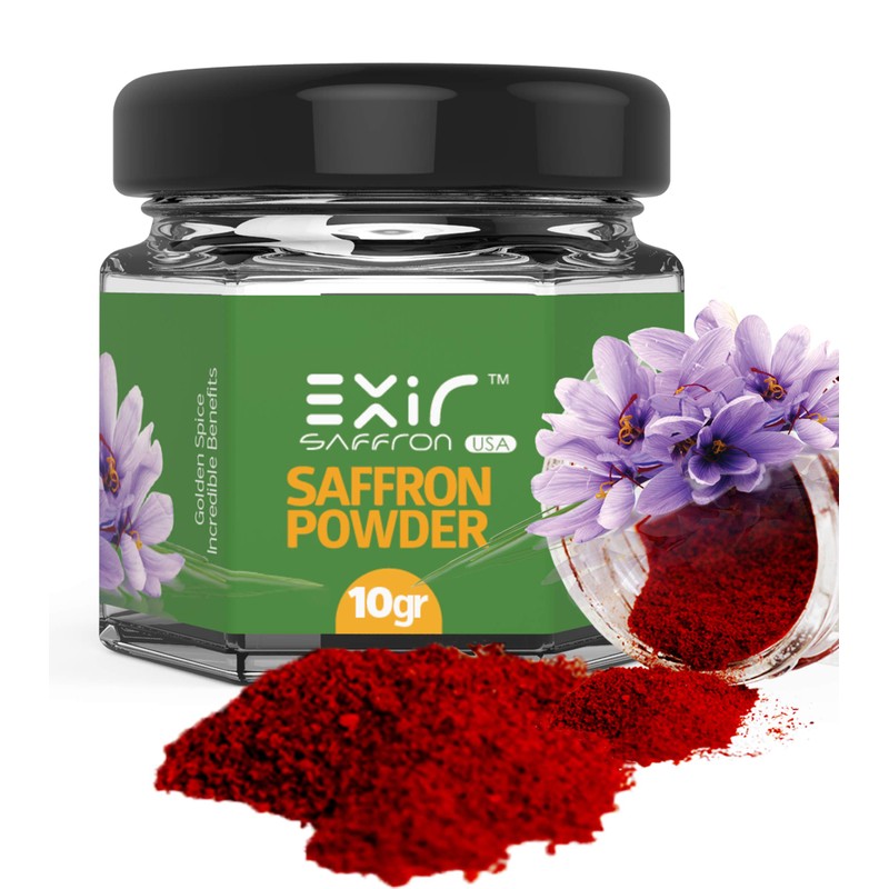 EXIR® Saffron Powder 10-Gram - Exquisite Aroma Color Flavor