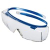 Uvex Super OTG Supravision Sapphire 560167 Safety Glasses, Transparent/Blue/White, One