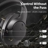 Active Noise Cancelling Headphones with Microphone -100H Playtime, Wireless Headphones