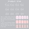 Chiffonade Press On Nails Short Kit,Includes 72Pcs Fake Nails With