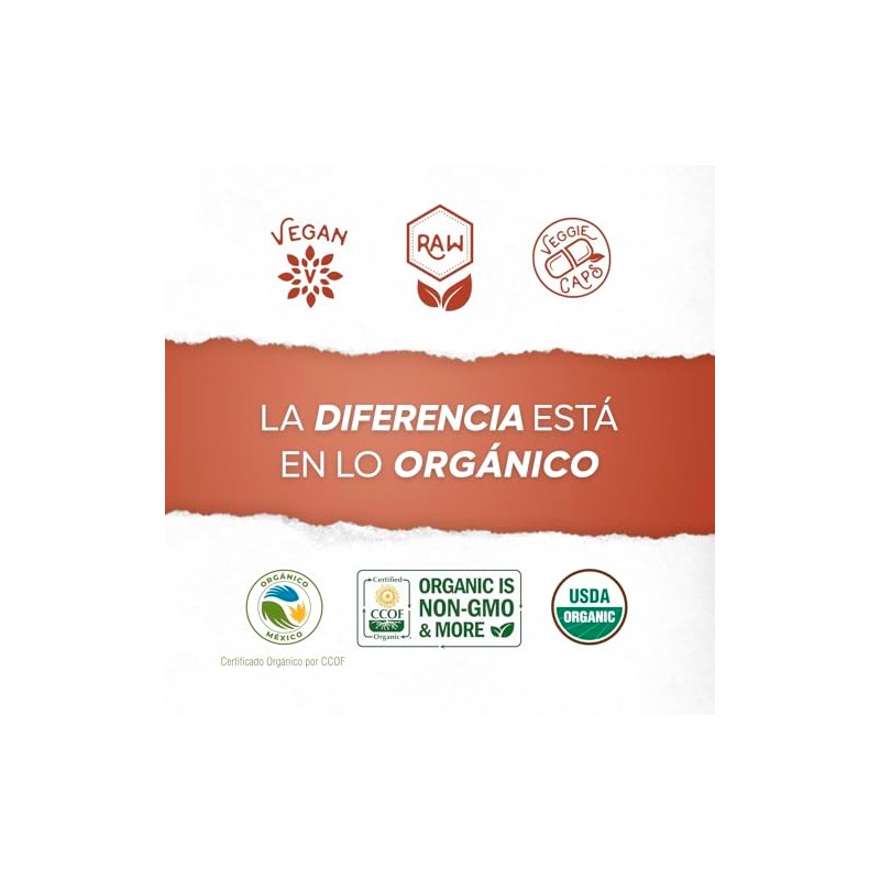 VINAGRE DE MANZANA 60 CÁPSULAS ORGÁNICO - USDA