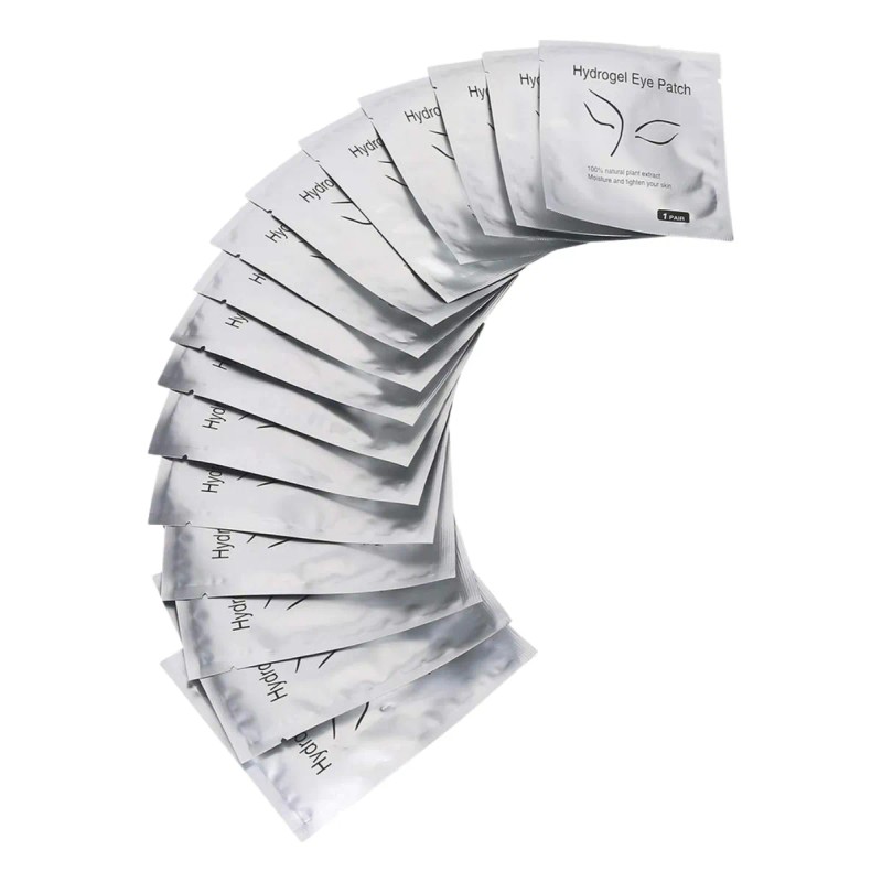 Parches De Hidrogel Para Extensión De Pestañas 50 Pares Blanco