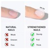 Builder Rubber Base Gel, HEMA-FREE White Pink Builder Gel for