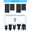 DKUUPEX Women's Bodysuits Extender Snap, Shapewear Bodysuit Crotch Extenders, Adjustable
