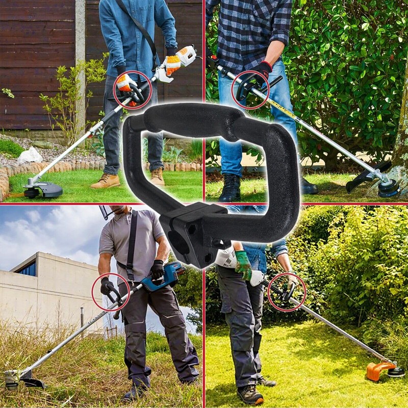 Spares2go Universal Strimmer Grip Handle Brushcutter Trimmer Pole Shaft Kit