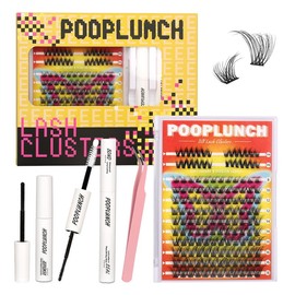 Lashes map for Clusters Kit Fluffy Dramatic Eyelashes Extension Kit DIY, 8-18mm  Individual Lashes Kit with Lash Bond and Seal Makeup:_Ephemeral Kit
