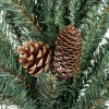 Unbranded Set of 2 Snowy Artificial Mixed Pine 29" Sprays