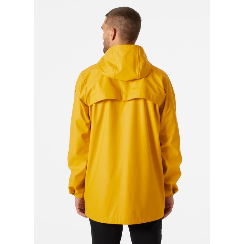 Helly-Hansen Helly Hansen Men's Moss Rain Coat, Essential Yellow, Medium