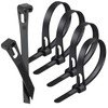 dilib Reusable Cable Ties Unlock Repeat Type Reusable DYI Nylon