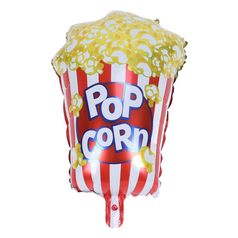 10pcs Popcorn Party Balloons Reusable Movie Theme Party Decoration Balloons