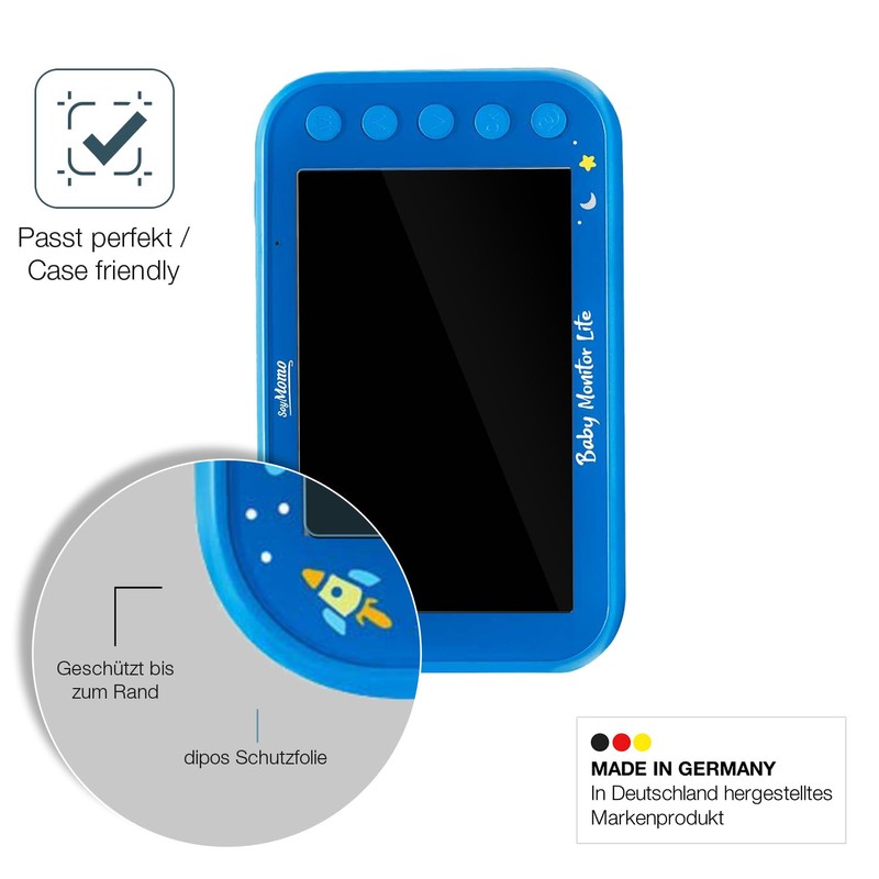 dipos I 2 x Screen Protector 9H Clear Compatible with