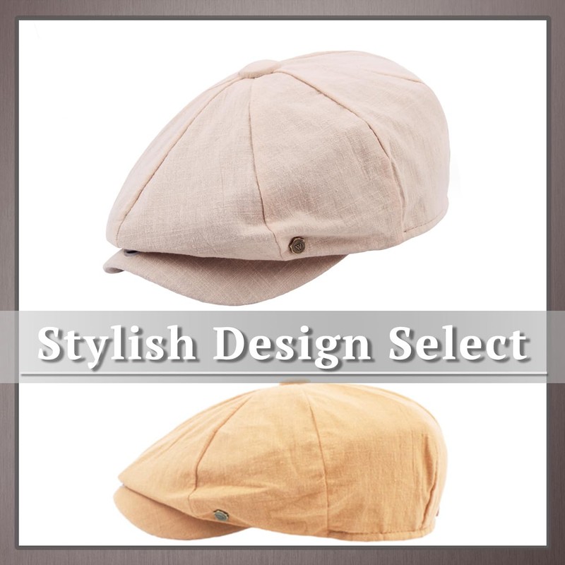 One Limitation CP790 Unisex Linen Simple Hat for Going Out