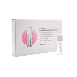 LIGHT PINK (FEMALE) Refill Fragrances for Capsule 33, 6x bottles, Feminine Luxury Car/Home Air Perfume, Car Diffuser Air Fragrances