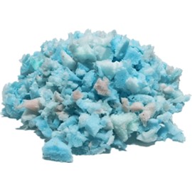 Premium Density High Grade Shredded Memory Foam Inserts for Bean Bags, Chairs, Sofas, Pet Dog Beds, Crafts, Pillows, and More Made in United States (15 pounds)