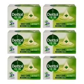 Dettol 데톨 항균 비누 데일리케어 100g x 6개 Detol Antibacterial Soap Daily Care 100g x 6