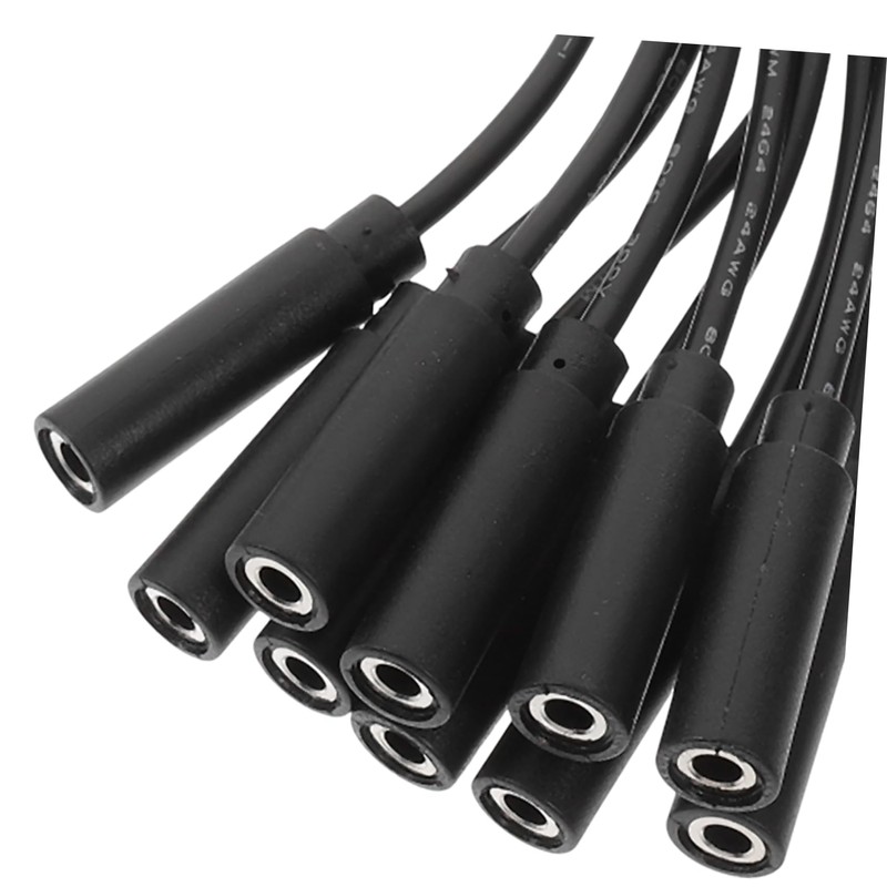 Operitacx 10pcs Mono Audio Cable with Bare Wire Open End
