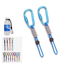 Water Bottle Holder, Bottle Holder, Carabiner, Paracord, Carabiner, Strap, Water Bottle Holder, Easy to Carry, Durable, Lightweight, Compact, Multi-functional, Outdoors, Camping, Climbing, Travel