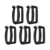 Baoblaze 5pcs Adjustable Buckles Webbing, Plastic Buckle for Webbing, Buckle