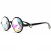 GloFX Black Kaleidoscope Glasses- Rainbow Rave Prism Diffraction