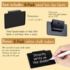 Basket Labels Clip on | Label Holders for Basket or