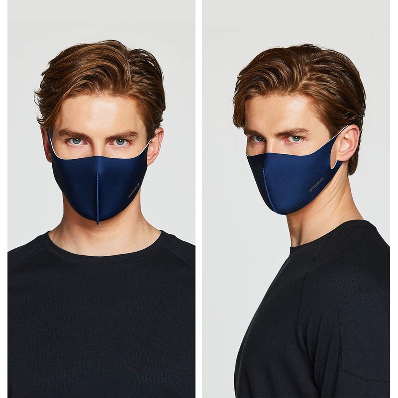 TSLA Men & Women's Copper Infused Face Mask, Washable Reusable
