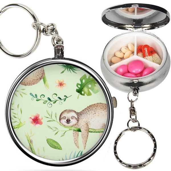 Pack of 2 - Portable Pill Organizer ( Baby Animals