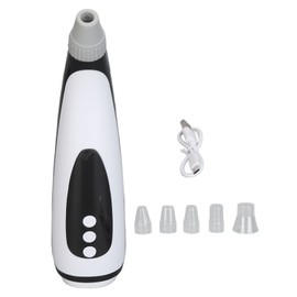 Electric Blackhead Extractor Tool USB Rechargeable Facial Pore Suction Cleaner for Pimple Black
