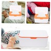 Ciieeo 2pcs Refillable Wipe Dispenser Lid Portable Tissue Storage Case