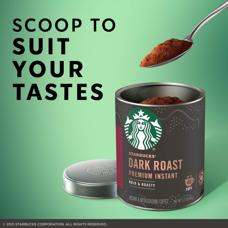 Starbucks Premium Instant Coffee — Dark Roast — 100% Arabica