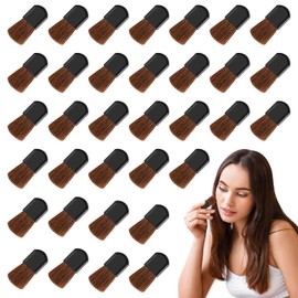 OWMOSYX 34 PCS Disposable Mini Makeup Brushes, Small Makeup Brush Travel Cosmetic Brush for Blush Brush Loose Powder Makeup for Mixing Liquid, Cream