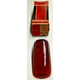Lynx-Eye 1941 Plymouth ruby glass tail lamp lens Lynx-Eye #: T-369