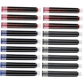 PLAFOPE 150 Cartuchos de Tinta para Pluma Fuente, Plástico, Sellado Seguro y Fácil de Usar, para Estudiantes y Oficina