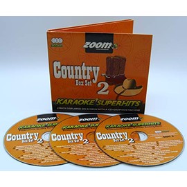 Zoom Karaoke CD+G - Country Superhits 2 - Triple CD+G Pack