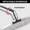 Shower Head Elbow Adapter, All Metal Handheld & Wall-Mounted Shower