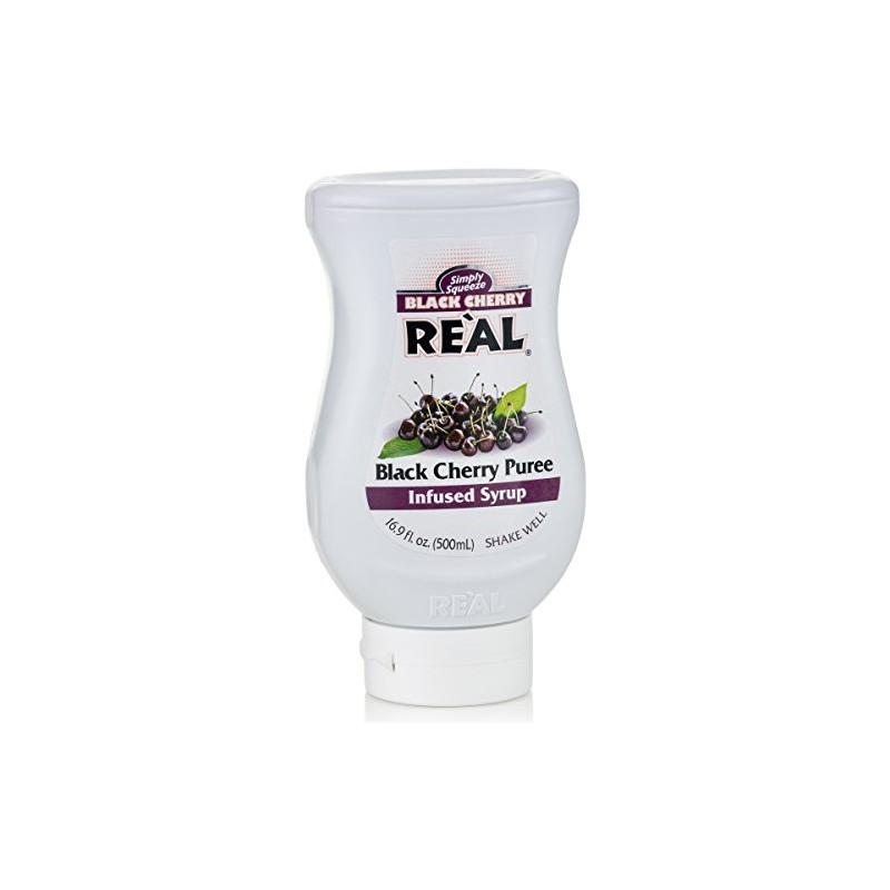 Black Cherry Reàl, Black Cherry Puree Infused Syrup, 16.9 FL