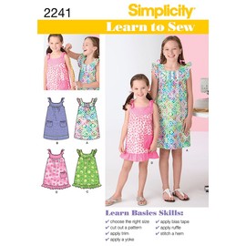 Simplicity Sewing Pattern, Paper, 3-4-5-6, Size HH