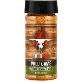 Wild Game Seasoning | All Natural, No Preservatives, No MSG added | Premium Game Meat Rub for Venison, Deer, Sausage, Boar, Turkey, Elk, and more! | Runnin’ Wild Foods, 6.4 ounce total