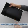 HTM-202 Black Silicone Soldering Mat Heat Resistant Large Magnetic Electronic